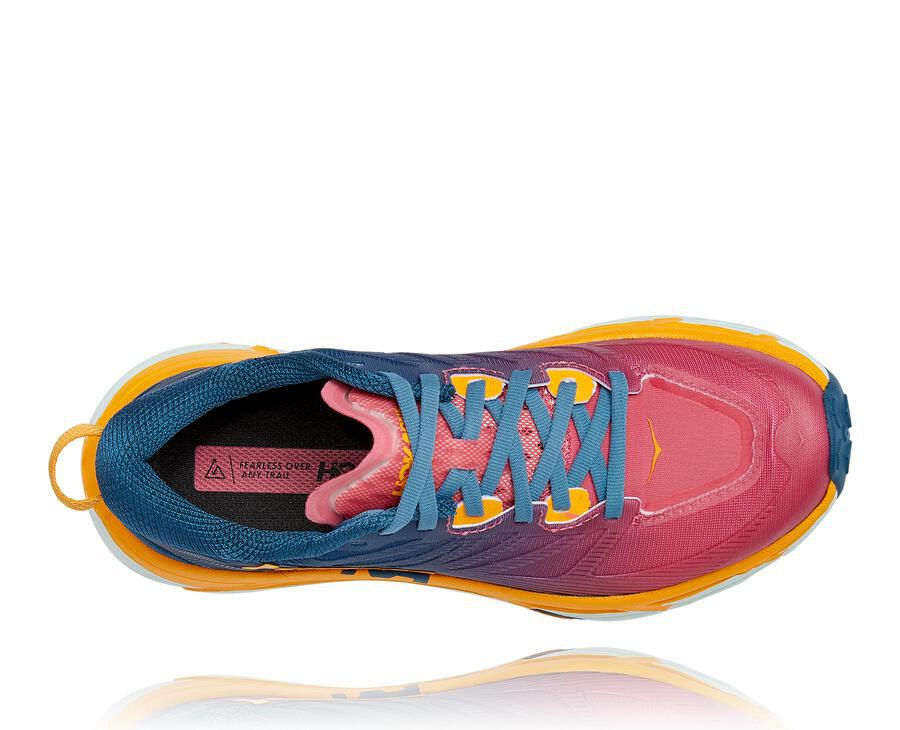 Tenis Trail Hoka One One Feminino Azuis - Mafate Speed 3 - 857-WKOQLC